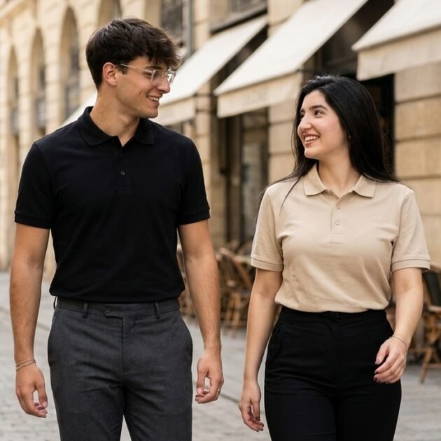 Polo demi manche